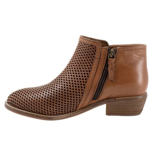 Softwalk Womens Rimini Perf Brown Boots (NWT) - Picture 4 of 7